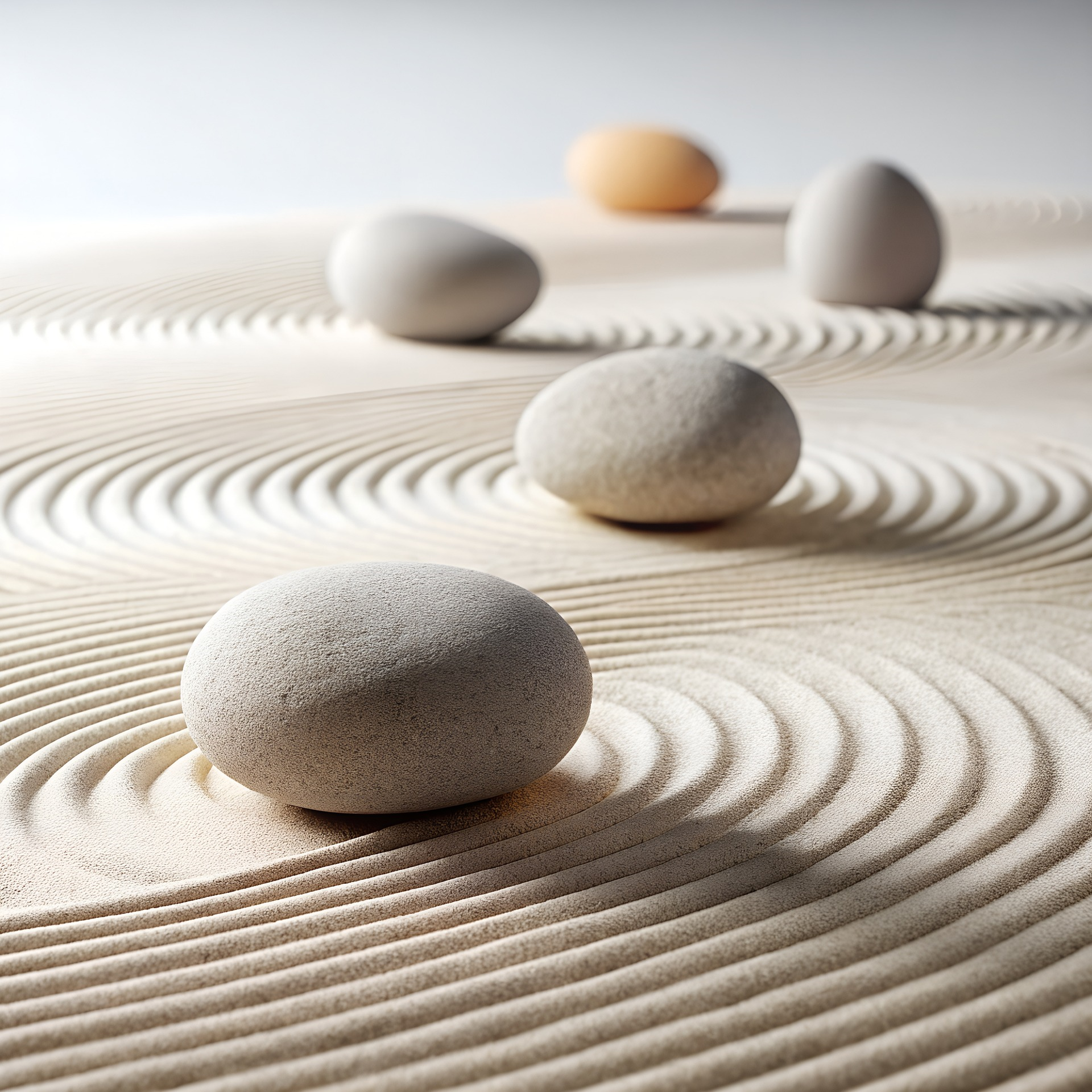 Zen sand garden